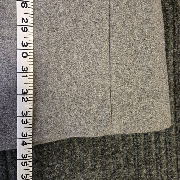 WEATHER REPORT Electric Grandpa Preppy Light Gray Wool Blend Peacoat Jacket Coat - Picture 8 of 11